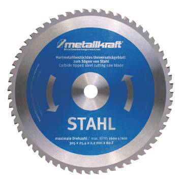 Saw blade for steel  Ø 305 x 2.4 x 25.4 mm