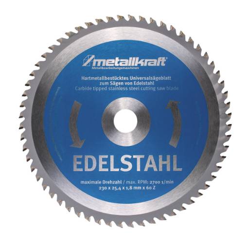 Saw blade for stainless steel  Ø 230 x 1.8 x 25.4 mm