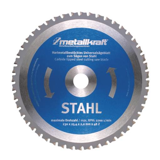 Saw blade for steel  Ø 230 x 2.0 x 25.4 mm T48