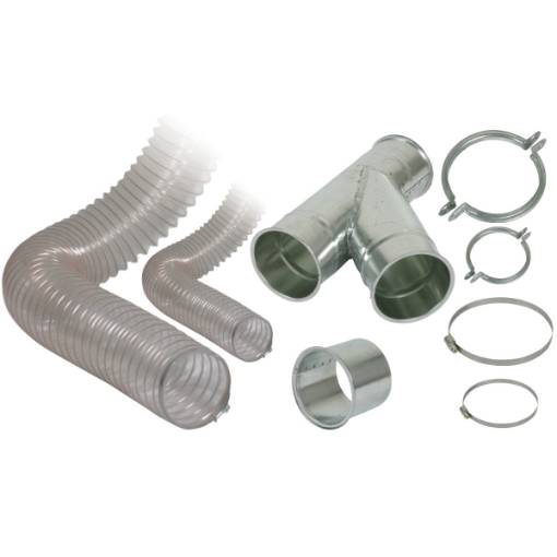 Extraction system connection set  120/80 mm