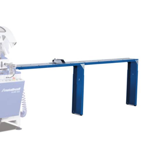 Roller conveyor  6000 x 300 mm with length stop and manual measuring system, mounting side right + left