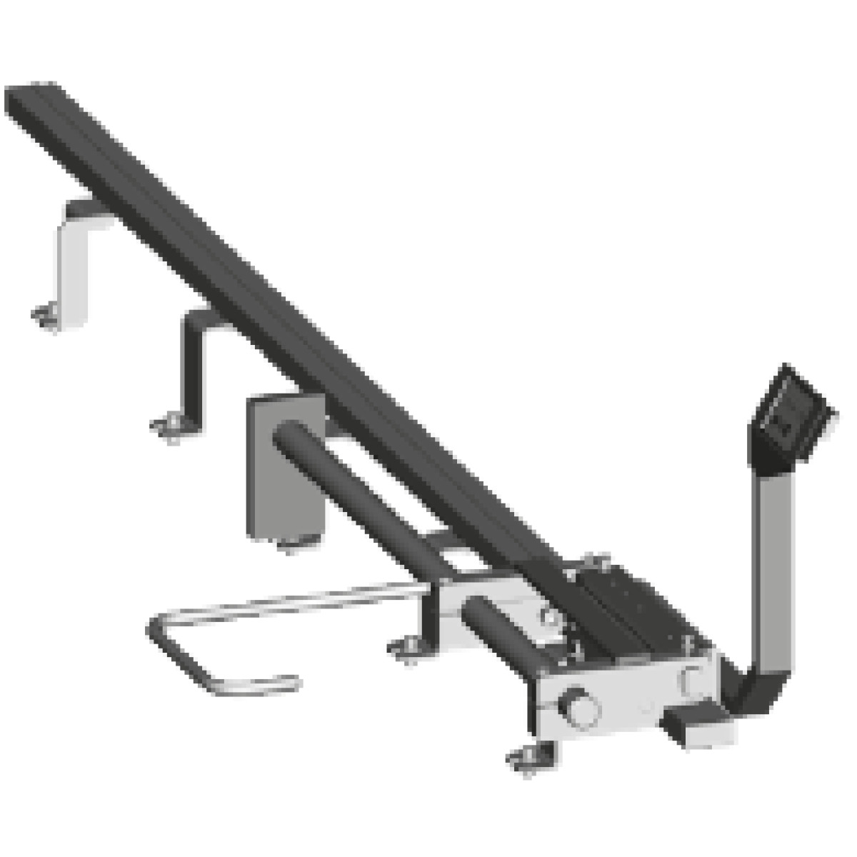 Stop carriage  for system with scale