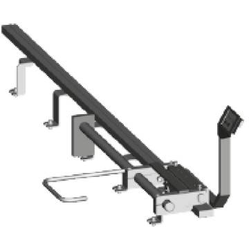 Stop carriage  for system with scale