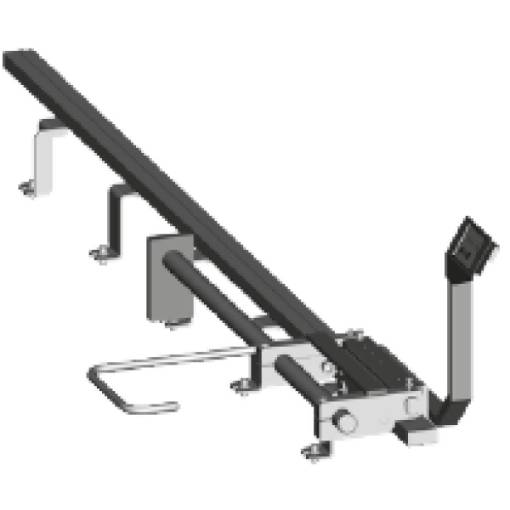 Stop carriage  for system with scale