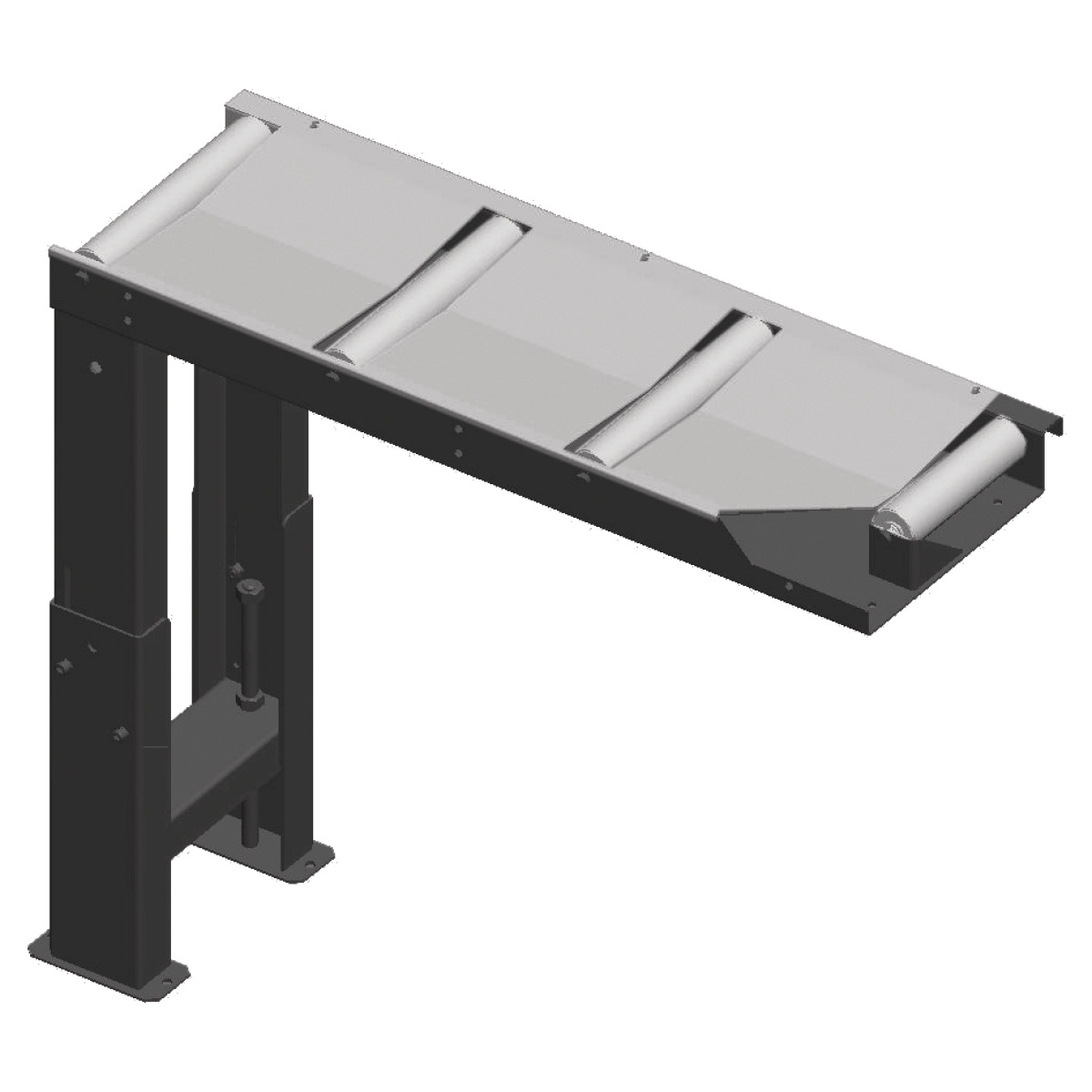 Connection roller conveyor  1000 x 290 mm, feed side