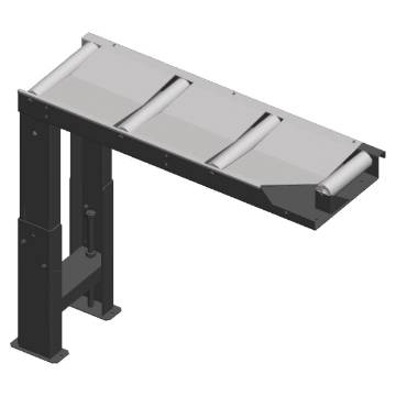 Connection roller conveyor  1000 x 290 mm, feed side