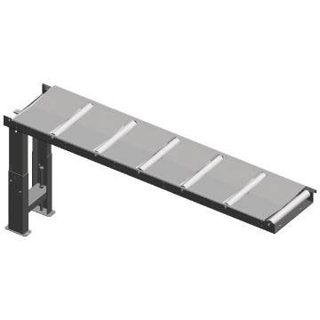 Roller conveyor  2000 x 390 mm, 350 kg/m