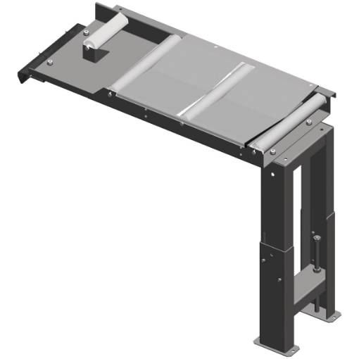 Connection roller conveyor  390 mm, discharge side, for 60° cuts