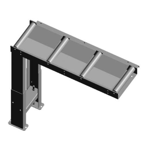Roller conveyor  1000 x 290 mm