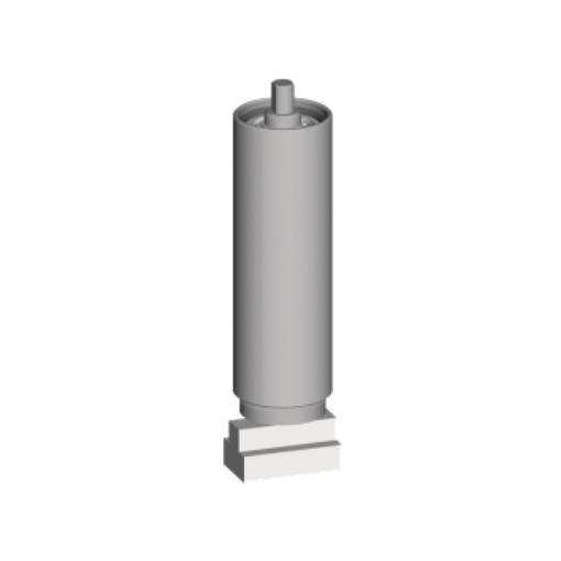 Lateral guide roller  movable