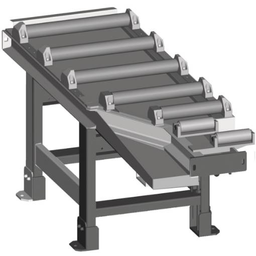 Roller conveyor motor  2000 x 520 mm for 60° cuts