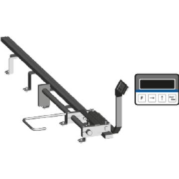 Stop carriage  for system with digital display