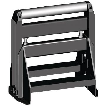 Roller support  620mm, height adjustable, support load 1t