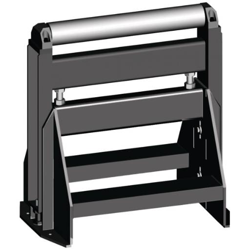Roller support  620mm, height adjustable, support load 1t