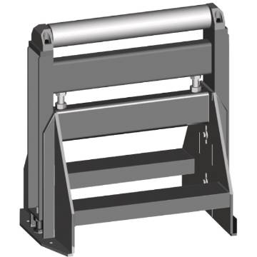 Roller support  450mm, height adjustable, support load 700kg