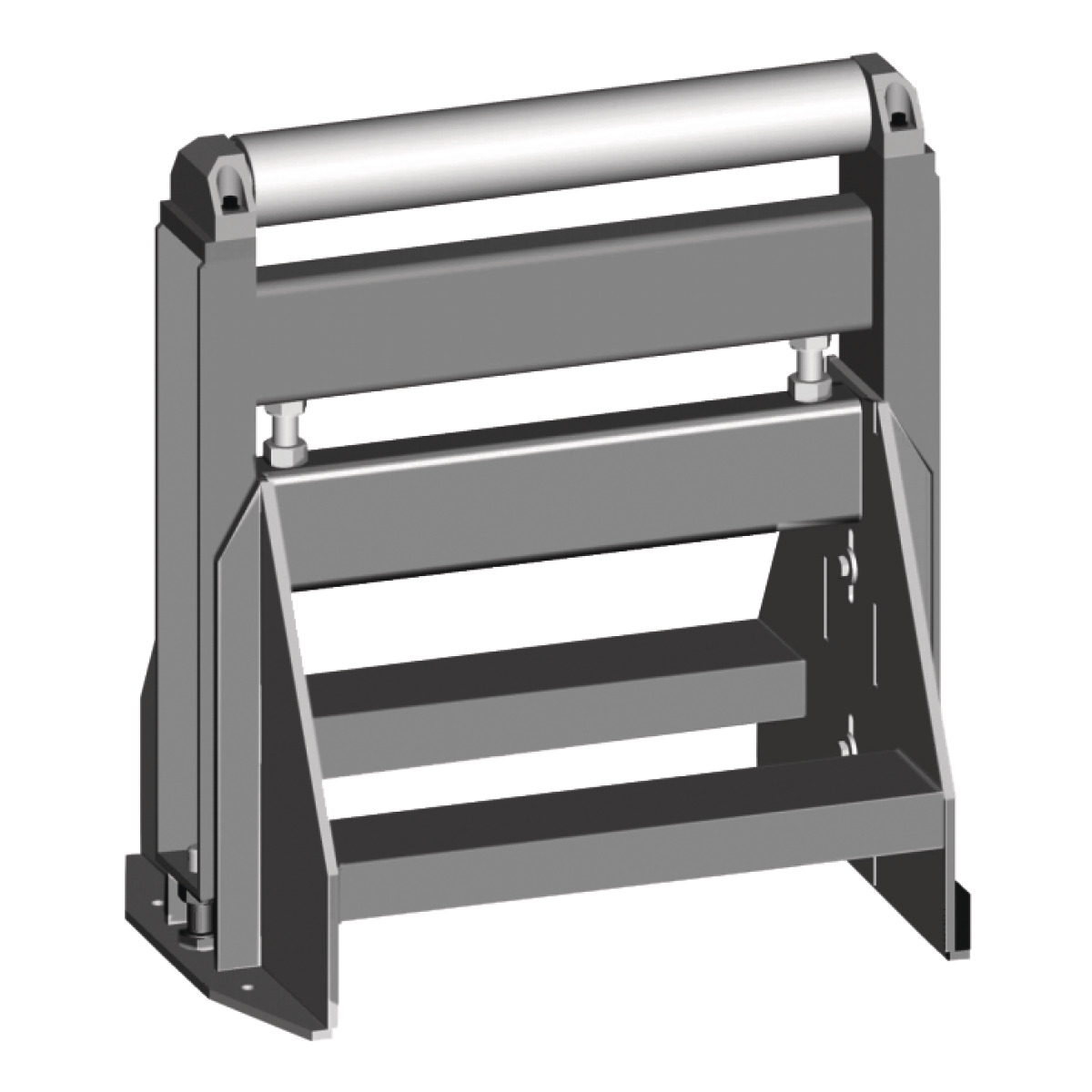Roller support  600mm, height adjustable, support load 700kg