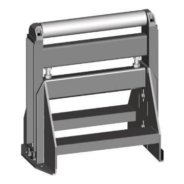 Roller support  600mm, height adjustable, support load 700kg