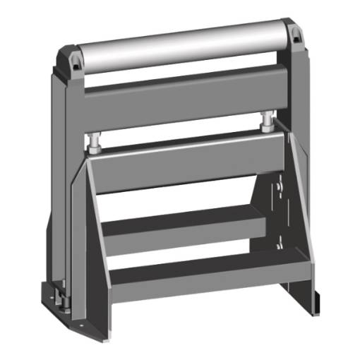 Roller support  600mm, height adjustable, support load 700kg