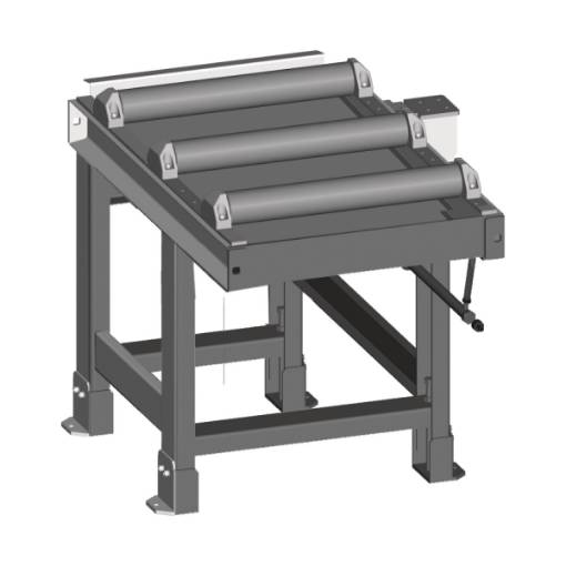 Roller conveyor  1000 x 600 mm, 2500 kg/m