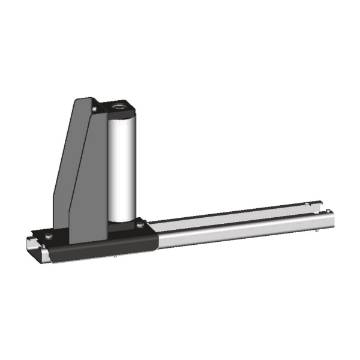 Lateral guide roller  650 mm, movable