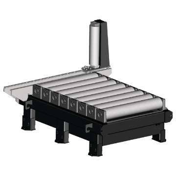 Roller conveyor extension  2000 x 800 mm, motorized
