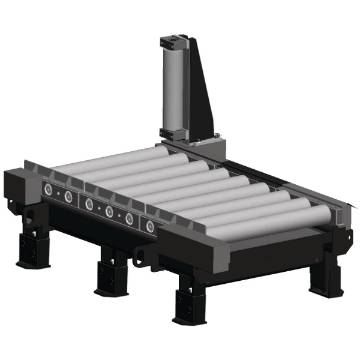 Roller conveyor  2000 x 1000 mm, heavy duty, 7000 kg / m