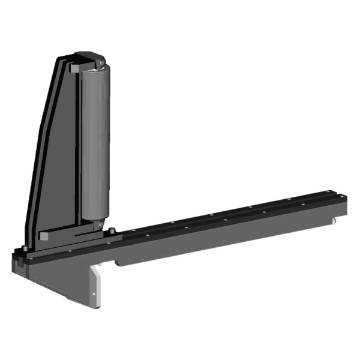 Lateral guide roller  movable