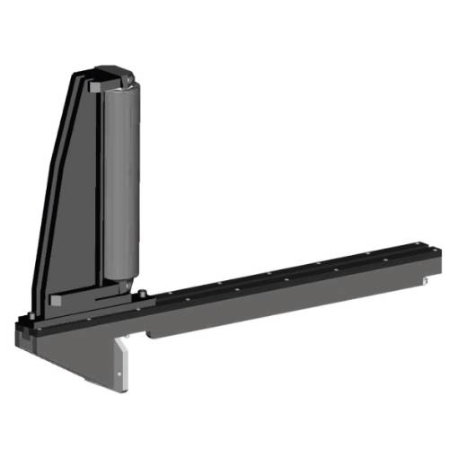 Lateral guide roller  movable