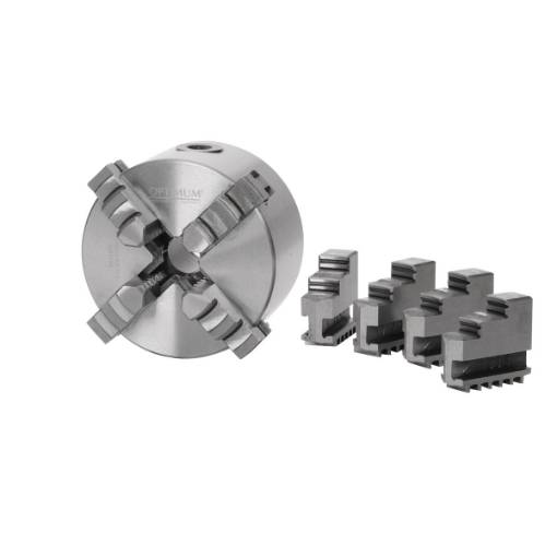 Four-jaw lathe chuck  Ø 125 mm individually clamping