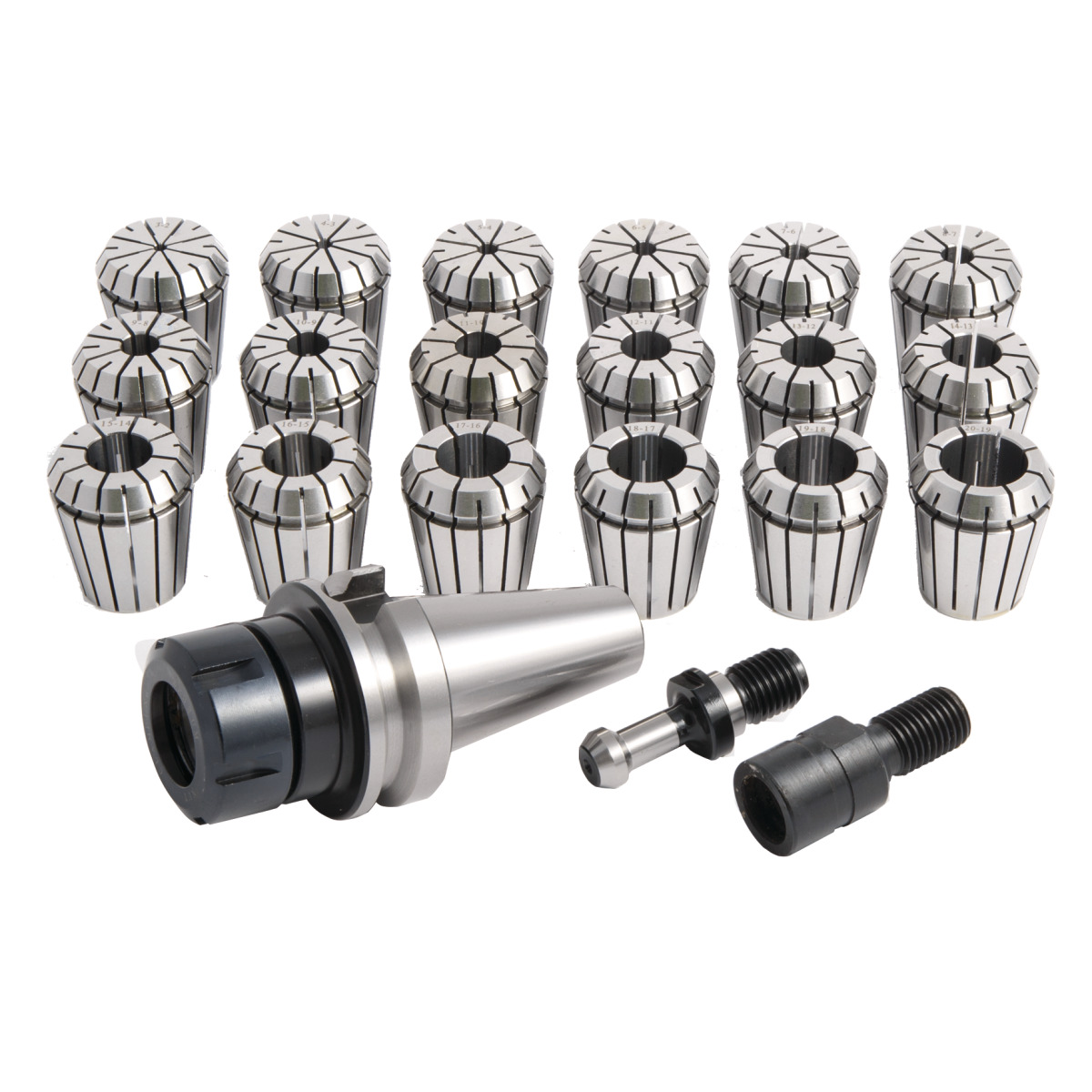 Collet chuck set  ISO 40 / ER32 - M16 / BT40