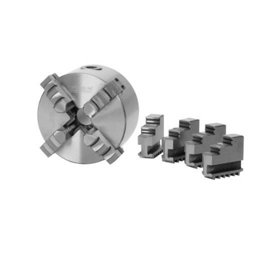 Cast iron four-jaw chuck  Ø 80 mm concentric clamping