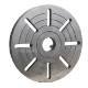 Face plate  Ø 350 mm Camlock DIN ISO 702-2 No. 6