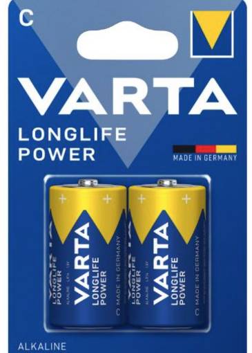 Patarei 1,5V LR20 Varta Alkaline Longlife Power (2/tk pakk)