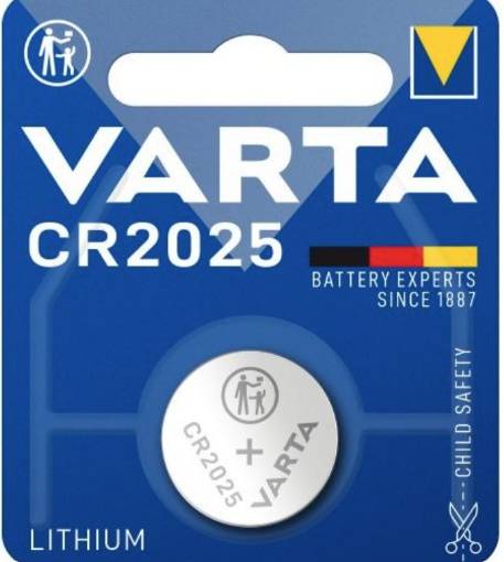Patarei 3V CR2025 BL-1 Varta Lithium Coin (1/tk pakk)