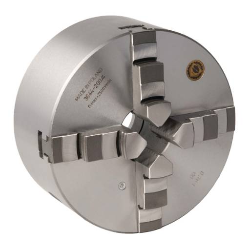 BISON four-jaw lathe chuck Cast Camlock centric exciting  Ø 250 mm Camlock DIN ISO 702-2 No. 8