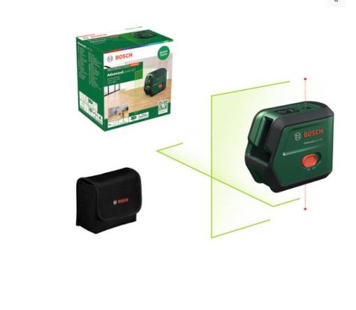 Ristjoonlaser AdvancedLevel 2G, roheline, aku