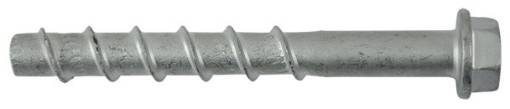 Hexagon head concrete screw anchor 12,6x400 zinc flake, ETA