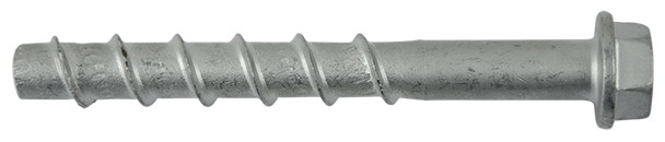 Hexagon head concrete screw anchor 12,6x320 zinc flake, ETA