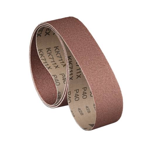 Abrasive belt with cloth backing  2000 x 150 mm K60
