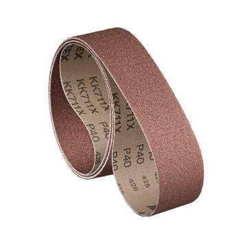 Abrasive belt with cloth backing  1180 x 75 mm P40