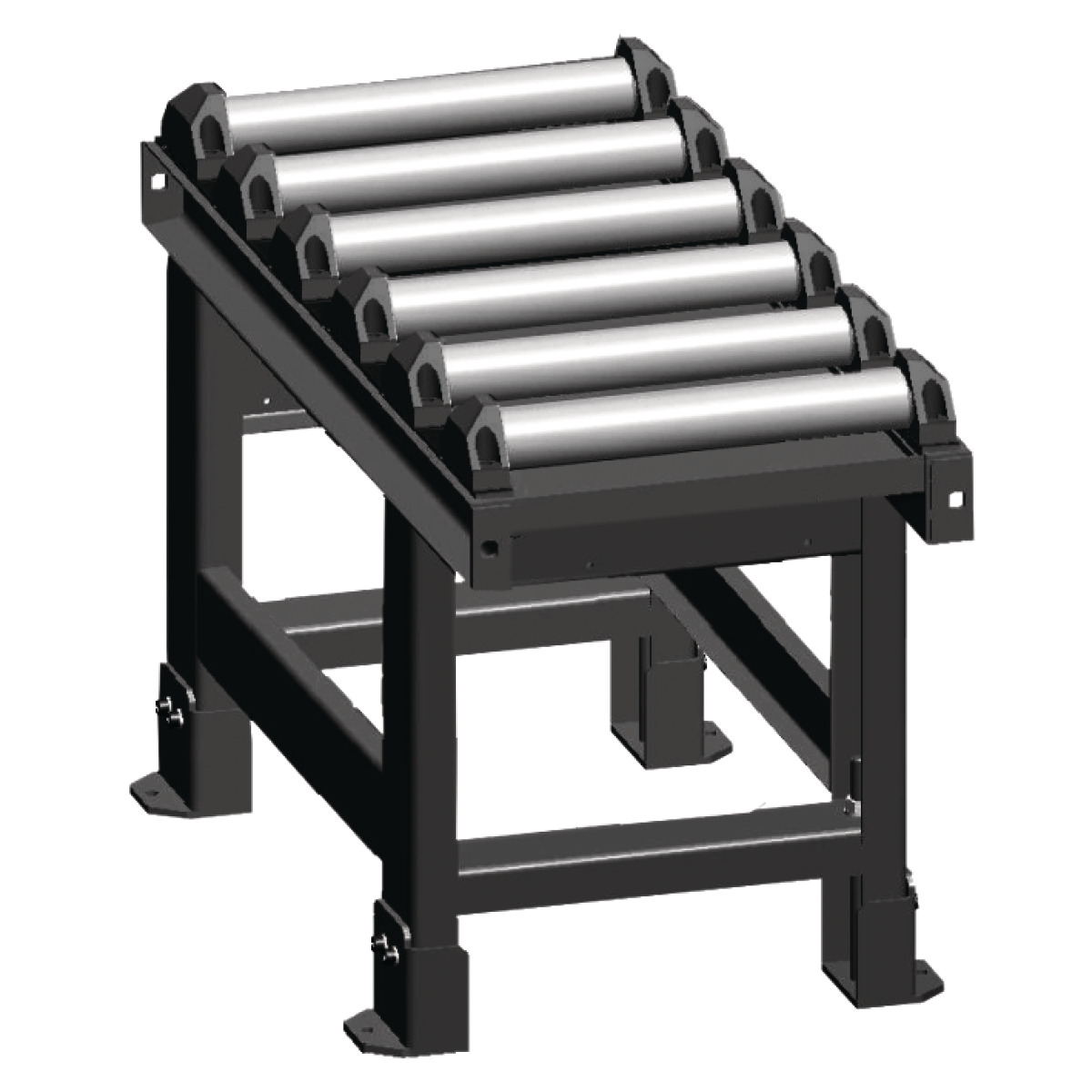Roller conveyor  1000 x 450 mm, discharge side