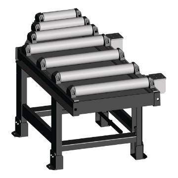 Roller conveyor  2000 x 800 mm, discharge side