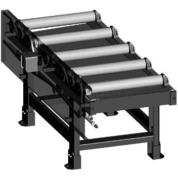 Roller conveyor extension  2000 x 620 mm, motorized